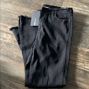 Distressed Black Jeans